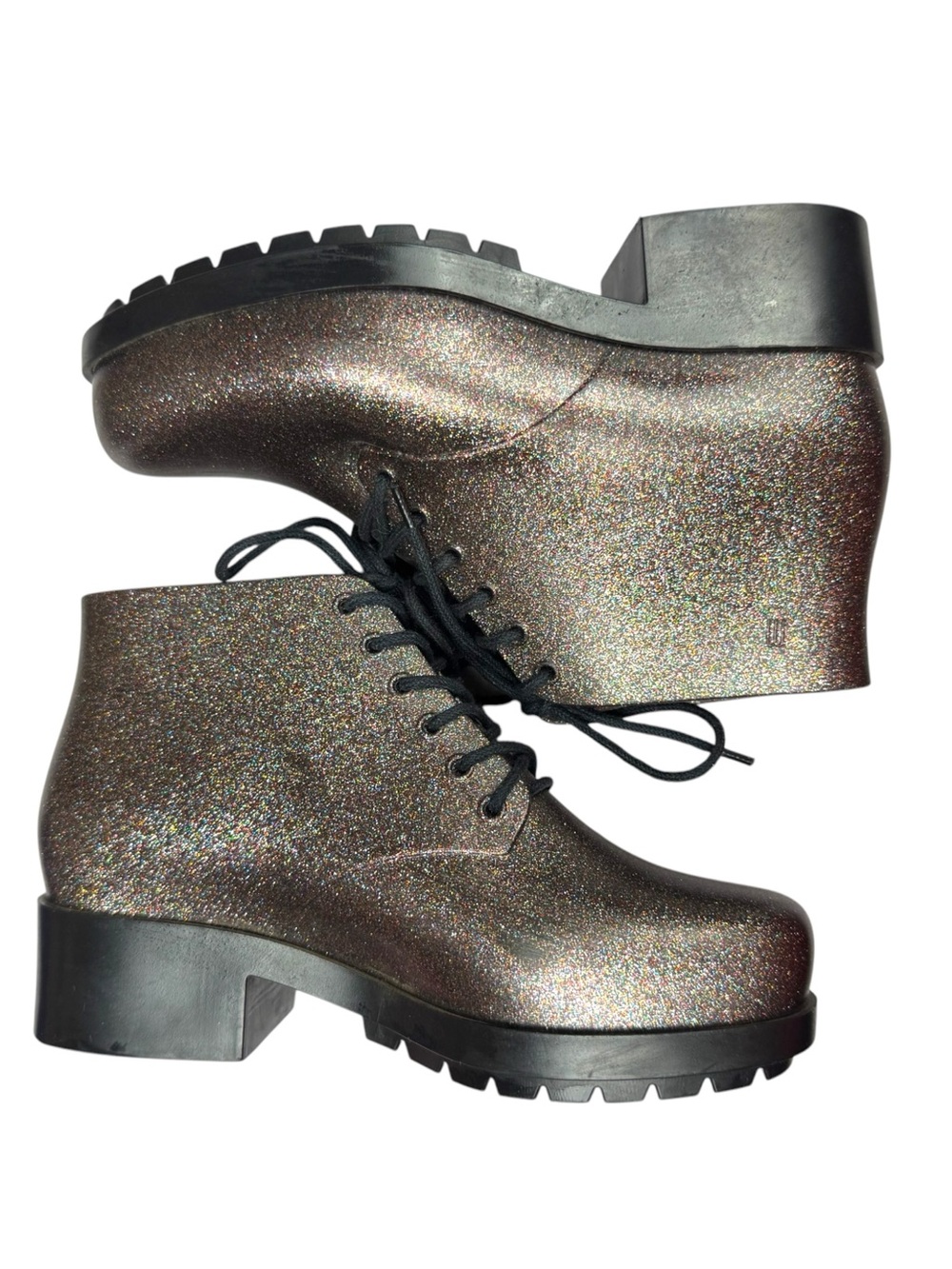 Mel by Melissa Stellar Girls Glitter Boots sz 3